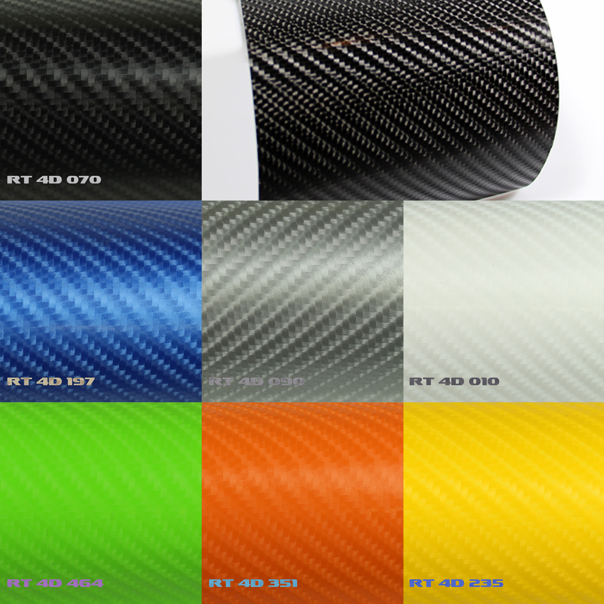 33€/m² Premium 4D Carbon Autofolie GLANZ Luftkanal Folie Muster 20cm x 30cm