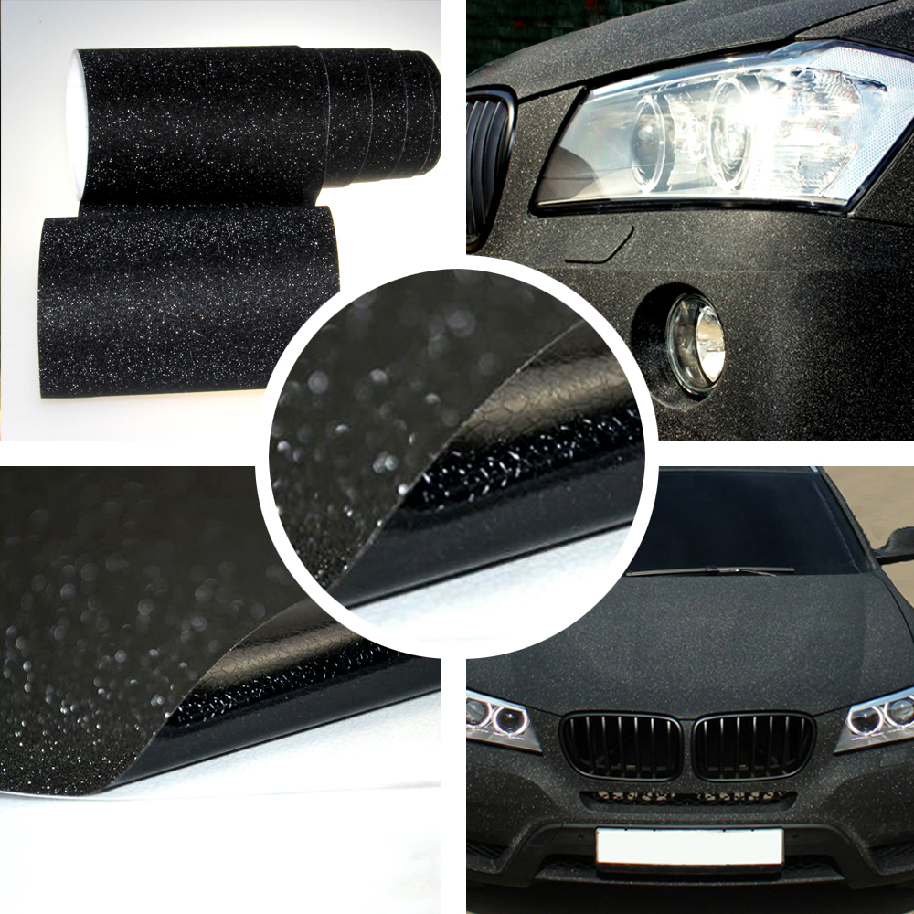 Schwarz 3D Carbon Matt Chrom Folie Wrapping Car Auto Blasenfrei Luftkanäle